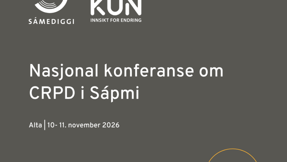 Lenke til artikkel: Nasjonal konferanse i Alta: Hvordan sikre rettighetene til samer med funksjonsnedsettelser?