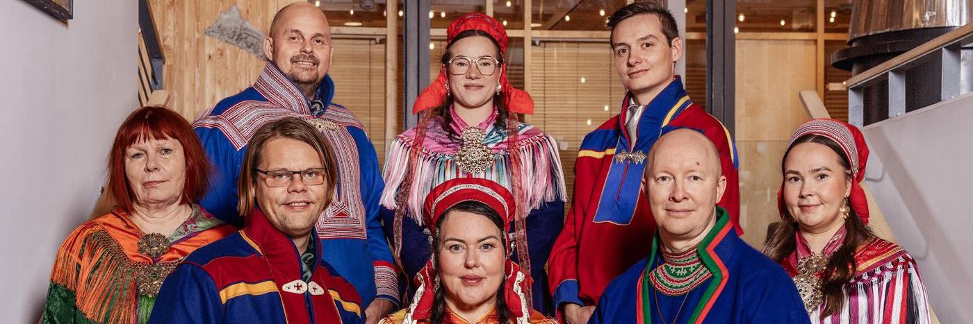 Sametingsrådet med politiske rådgivere